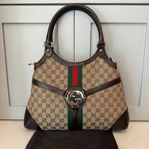 Authentic Gucci Reins Shoulder Bag
